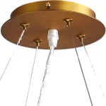 Подвесная люстра Stilfort Sweet 2130/03/10P Цвет плафонов прозрачный Цвет арматуры золото