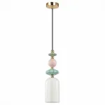 Подвесной светильник Odeon Light Candy 1 4861/1B Цвет плафонов белый Цвет арматуры золото от ImperiumLoft