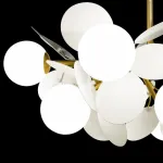 Подвесная люстра Loft it Matisse 10008/10 white Цвет арматуры золото Цвет плафонов белый от ImperiumLoft