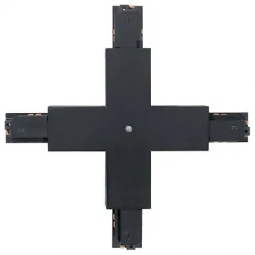 Соединитель X-образный для треков Eglo 60779 цвет арматуры черный