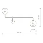 Накладной светильник Nowodvorski Monaco 9362 от ImperiumLoft