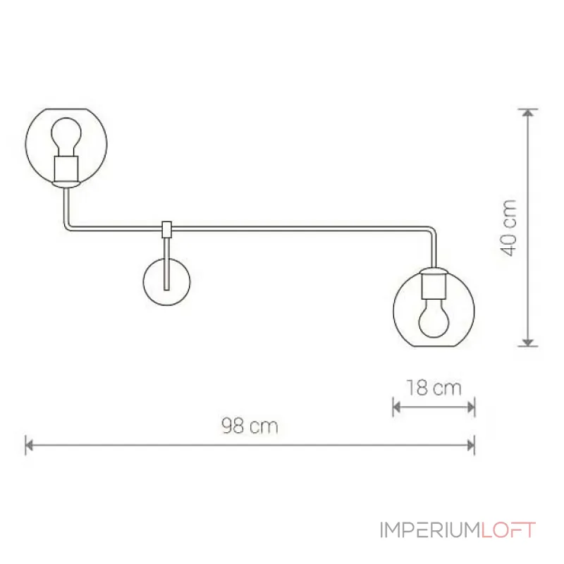 Накладной светильник Nowodvorski Monaco 9362 от ImperiumLoft