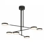 Светильник на штанге Maytoni Fad MOD070PL-L38B3K Цвет арматуры черный Цвет плафонов белый от ImperiumLoft