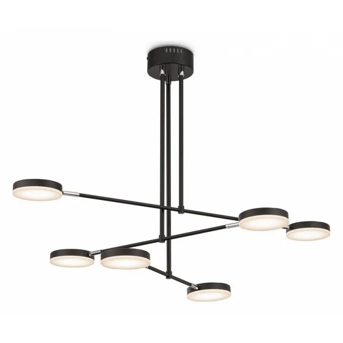 Светильник на штанге Maytoni Fad MOD070PL-L38B3K Цвет арматуры черный Цвет плафонов белый от ImperiumLoft