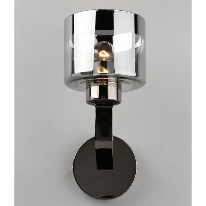 Бра Omnilux Lizzano OML-88901-01 Цвет арматуры хром Цвет плафонов серый от ImperiumLoft