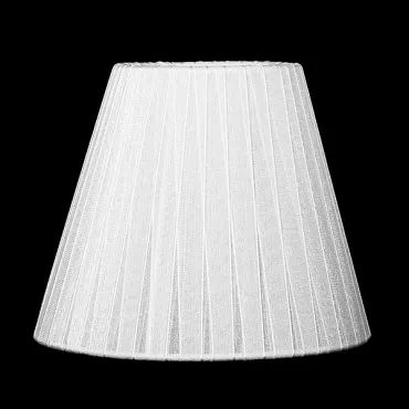 Плафон текстильный Eurosvet Мишель 1050 абажур белоснежно белый, арт. 76904 Цвет арматуры хром Цвет плафонов белый