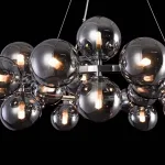 Подвесная люстра Maytoni Dallas MOD548PL-25CH Цвет арматуры хром Цвет плафонов серый от ImperiumLoft
