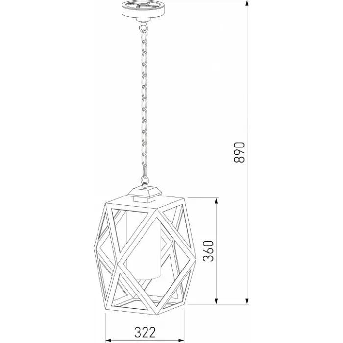 Подвесной светильник Elektrostandard Ambra 35133/H от ImperiumLoft