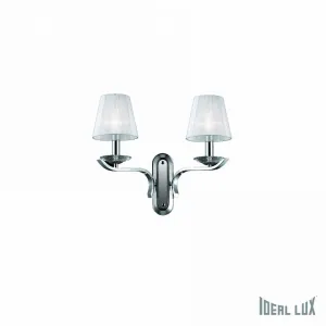 Бра Ideal Lux Pegaso PEGASO AP2 BIANCO Цвет арматуры хром