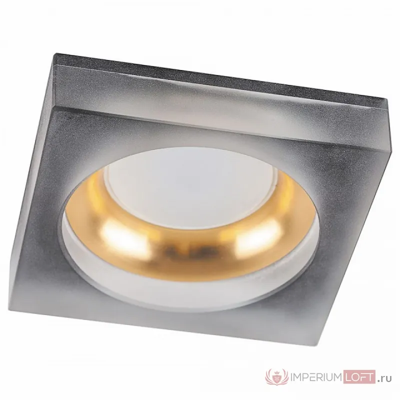 Встраиваемый светильник Feron 32635 Цвет арматуры золото Цвет плафонов хром от ImperiumLoft