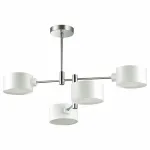 Люстра на штанге Lumion Ashley 3742/4C Цвет плафонов белый Цвет арматуры хром от ImperiumLoft