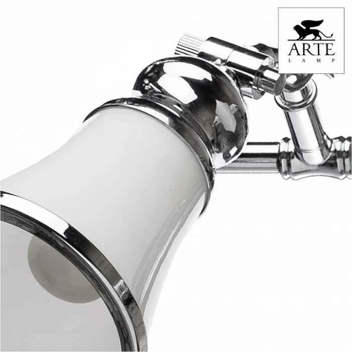 Спот Arte Lamp Vento A9231AP-2CC Цвет арматуры хром Цвет плафонов белый от ImperiumLoft
