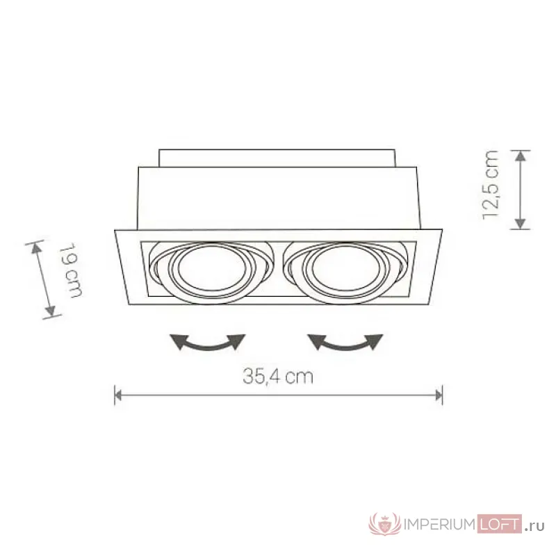 Встраиваемый светильник Nowodvorski Downlight 9570 от ImperiumLoft
