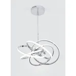 Люстра на штанге Rivoli Nodo Б0038149 Цвет арматуры хром Цвет плафонов белый от ImperiumLoft