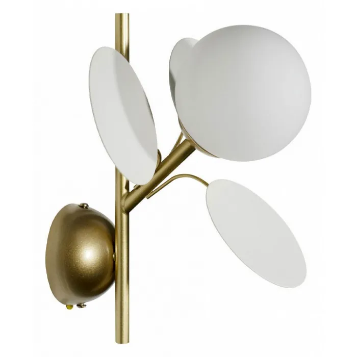 Бра Loft it Matisse 10008/1W white Цвет арматуры золото Цвет плафонов белый от ImperiumLoft