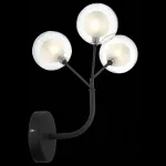 Бра ST-Luce Demele SL376.401.03 Цвет арматуры черный Цвет плафонов белый от ImperiumLoft