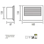 Встраиваемый светильник Horoz Electric Opal HRZ00001037 Цвет арматуры серый Цвет плафонов серый от ImperiumLoft