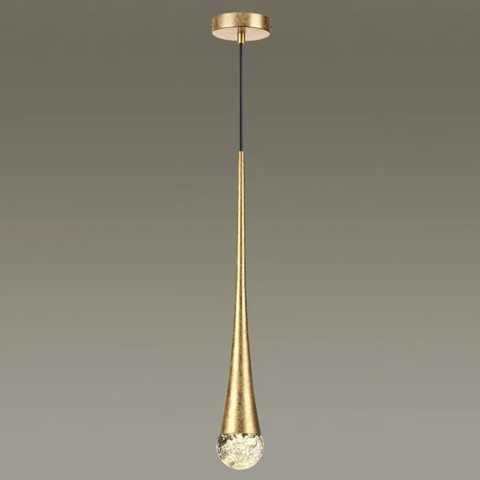 Подвесной светильник Odeon Light Gota 4278/1 Цвет плафонов прозрачный Цвет арматуры золото от ImperiumLoft