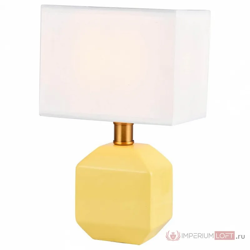 Настольная лампа декоративная TopLight Rachael TL32759-T Цвет арматуры желтый Цвет плафонов белый от ImperiumLoft