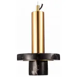 Подвесной светильник ST-Luce Pietra SL1210.403.01 Цвет арматуры золото Цвет плафонов черный от ImperiumLoft