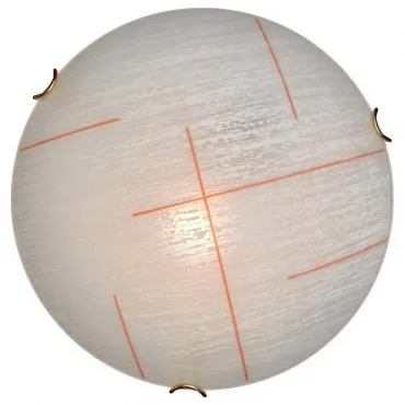 Накладной светильник Sonex Lint Orange 254/CL Цвет арматуры золото Цвет плафонов белый