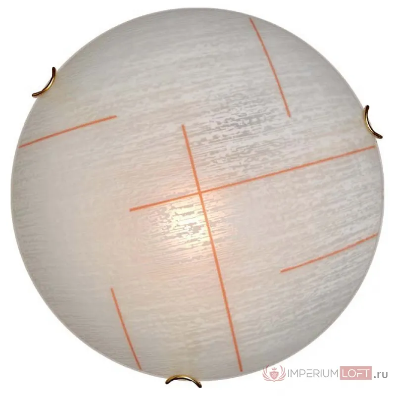 Накладной светильник Sonex Lint Orange 254/CL Цвет арматуры золото Цвет плафонов белый от ImperiumLoft