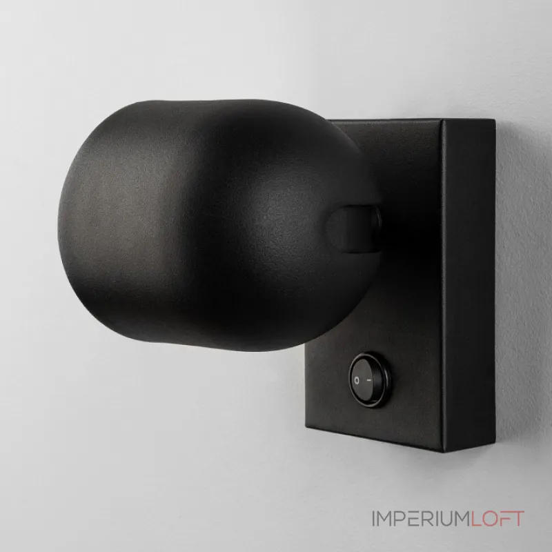 Бра Elektrostandard 1009 a047871 Цвет плафонов черный Цвет арматуры черный от ImperiumLoft