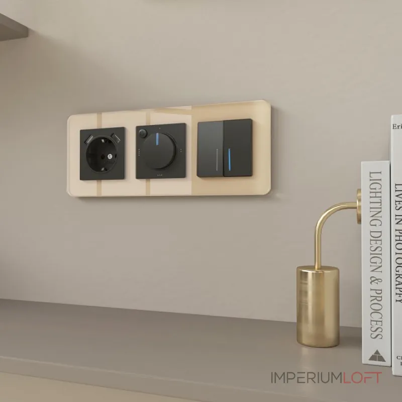 Рамка на 3 поста Werkel Elite (айвори, стекло) W0032443 Рамка на 3 поста Werkel Elite (айвори, стекло) W0032443