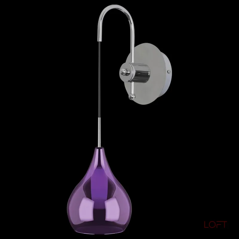 Бра Lightstar Pentola 803539 Цвет арматуры хром Цвет плафонов фиолетовый от ImperiumLoft Бра Lightstar Pentola 803539 Цвет арматуры хром Цвет плафонов фиолетовый от ImperiumLoft