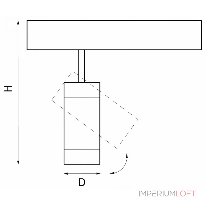 Светильник на штанге Lightstar Teta 205017