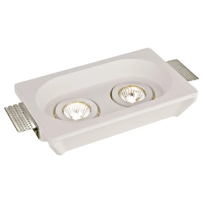 Встраиваемый светильник Arte Lamp Invisible A9215PL-2WH Цвет арматуры белый Цвет плафонов коричневый от ImperiumLoft