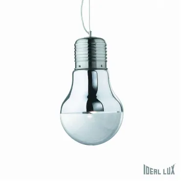 Подвесной светильник Ideal Lux Luce LUCE CROMO SP1 BIG Цвет арматуры хром Цвет плафонов прозрачный