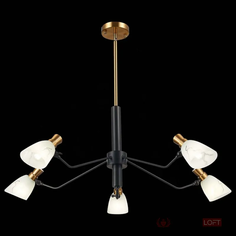 Люстра на штанге EVOLUCE Lita SLE205403-05 от ImperiumLoft