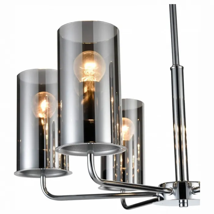 Люстра на штанге Vele Luce Licia VL1923L06 Цвет арматуры хром Цвет плафонов серый от ImperiumLoft