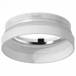 Рамка на 1 светильник Ambrella N624 N6246 FR белый матовый D60*H22mm Out8mm MR16 Цвет арматуры белый
