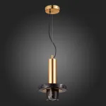 Подвесной светильник ST-Luce Pietra SL1210.403.01 Цвет арматуры золото Цвет плафонов черный от ImperiumLoft