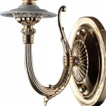 Бра Arte Lamp 5966 A5966AP-1WG Цвет арматуры золото Цвет плафонов белый