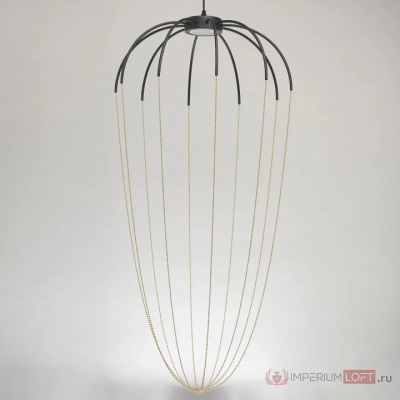 Подвесной светильник MW-Light Стелла 412010701 Цвет арматуры черный Цвет плафонов золото от ImperiumLoft