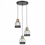 Подвесной светильник Vele Luce Abbis 654 VL6262P03 Цвет арматуры черный Цвет плафонов черный от ImperiumLoft