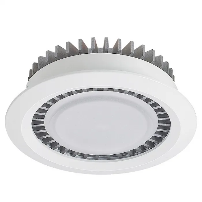 Встраиваемый светильник Ideal Lux Turbo TURBO 142.1-10W-WT/GR Цвет арматуры белый Цвет плафонов белый от ImperiumLoft