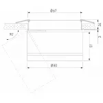 Встраиваемый светильник Elektrostandard Stark 25035/LED