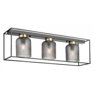 Накладной светильник Vele Luce Morrison VL5472L03 Цвет арматуры золото Цвет плафонов серый