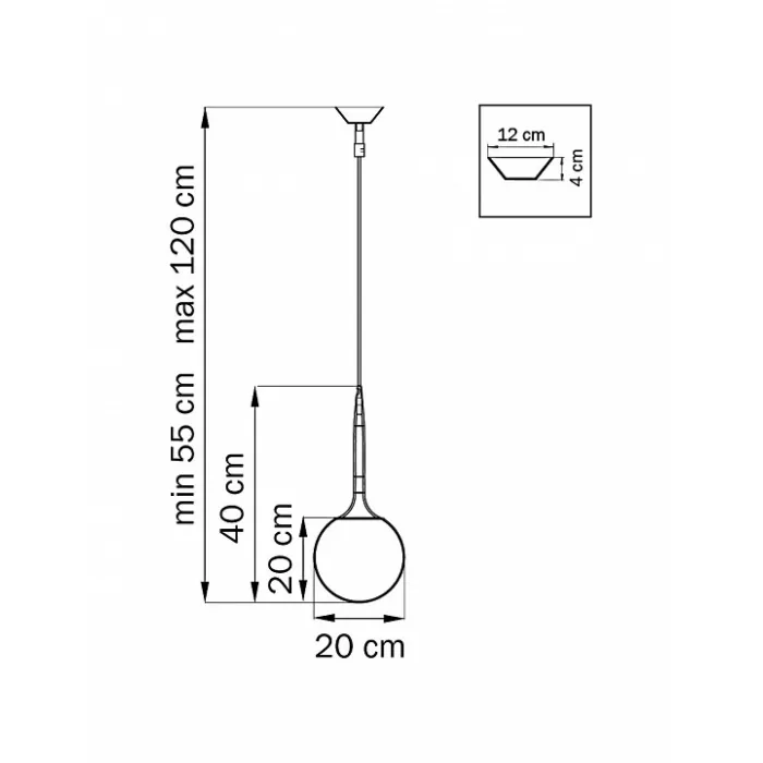 Подвесной светильник Lightstar Globo 803110 Цвет арматуры белый от ImperiumLoft