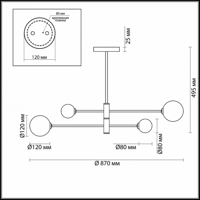 Люстра на штанге Lumion Estelle 4418/4C Цвет арматуры золото Цвет плафонов белый от ImperiumLoft