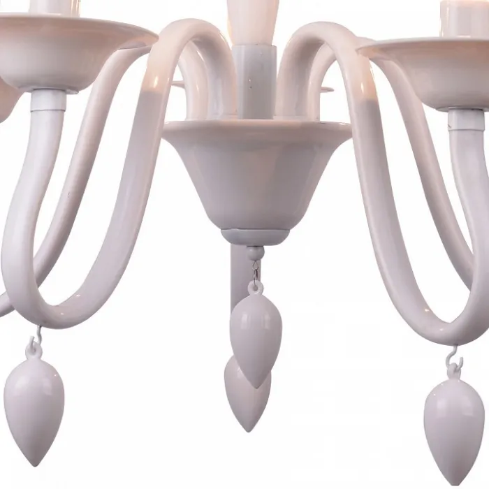 Подвесная люстра TopLight Martina TL7310D-05WH Цвет арматуры белый Цвет плафонов белый от ImperiumLoft
