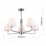 Люстра на штанге F-promo Milo 2616-5P от ImperiumLoft