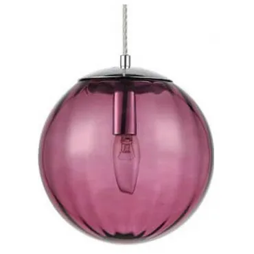 Подвесной светильник Vele Luce Folie VL5513P11 Цвет арматуры хром Цвет плафонов розовый