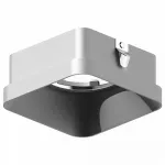 Рамка на 1 светильник Ambrella N770 N7703 SSL серебро песок 70*70*H35mm Out10mm MR16 Цвет арматуры серебро