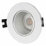 Встраиваемый светильник Denkirs DK3020 DK3061-WH+CH Цвет арматуры хром