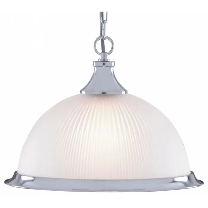 Подвесной светильник Arte Lamp American Diner A9366SP-1SS Цвет арматуры серебро Цвет плафонов прозрачный от ImperiumLoft